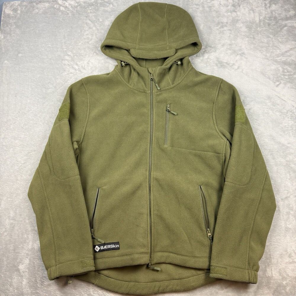 NWT BAERSkin Tactical Hoodie 3.0 Men’s XL Olive Green Full Zip Fleece Jacket